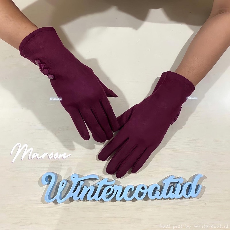 Sarung Tangan Wanita Musim Dingin Winter women gloves cewek touchscreen murah hangat import motor