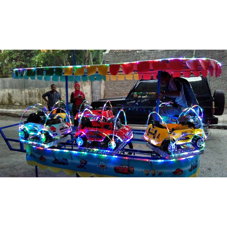 odong kereta panggung wahana bbg mobil