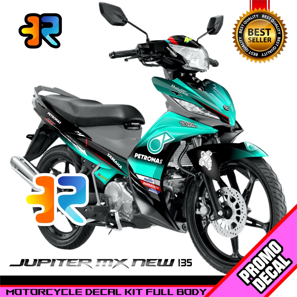 Decal Jupiter Mx 135  New Full Body Variasi Desain Petronas