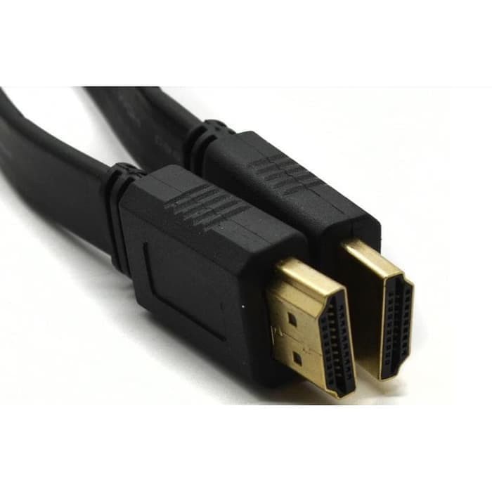 Kabel HDTV MAle - HDTV Male 5M Flat / KABEL HDTV FLAT 5METER GOLD PLATED