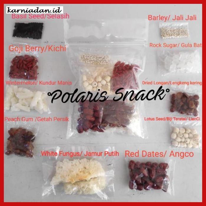 

lanoisidartdrink- peach gum dessert paket komplit 10 in 1 / sekoteng peach gum -asliii-bngittt.