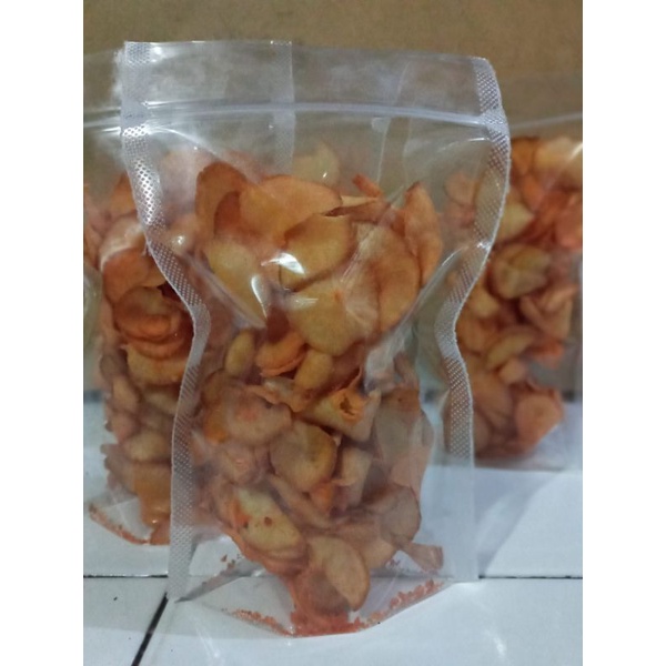 

keripik singkong balado kering 60gram, murah dan aman untuk di konsumsi.