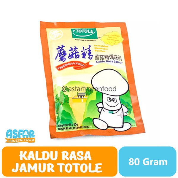 

Kaldu Rasa Jamur / Mushroom Bouillon TOTOLE - 80 Gram