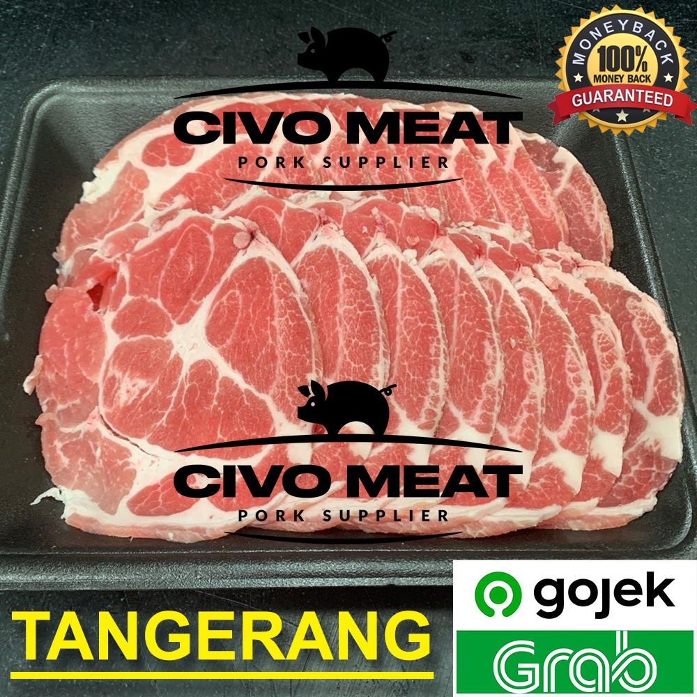 Daging Babi Kapsim Kembang / Atas IMPORT slice 500gr