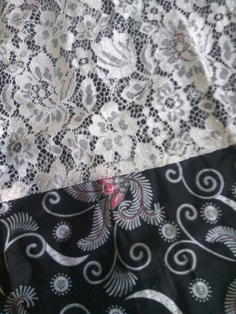 Couple Batik Hem Batik Dress Kombinasi Brokat Motif Tenun Terbaru Asli Pekalongan 29