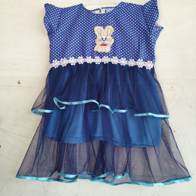 dress anak cewek perempuan 1  2,5 tahun ( dress tutu anisa )