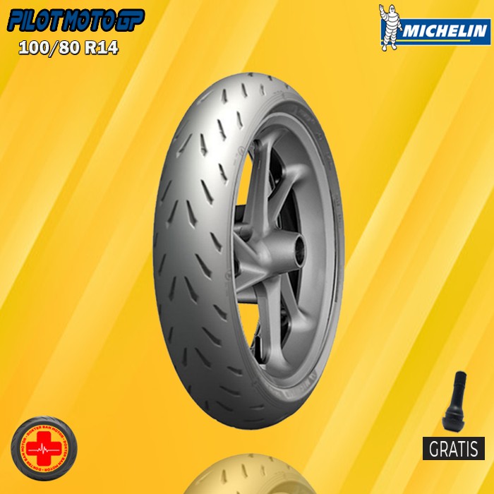 Ban Motor Matic - SOFT COMPOUND // MICHELIN PILOT MOTOGP 100/80 Ring 14 Tubeless