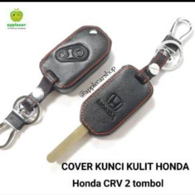 Sarung Kunci Kulit Cover Key / Leather Key Cover / Kondom Kulit Kunci Mobil Honda Brv,Hrv,crv