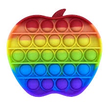 Mainan Fidget Tangan Pop It 10 CM  - Fidget Push Pop Its Toy - Fidget Squeeze Game Pop It-APEL