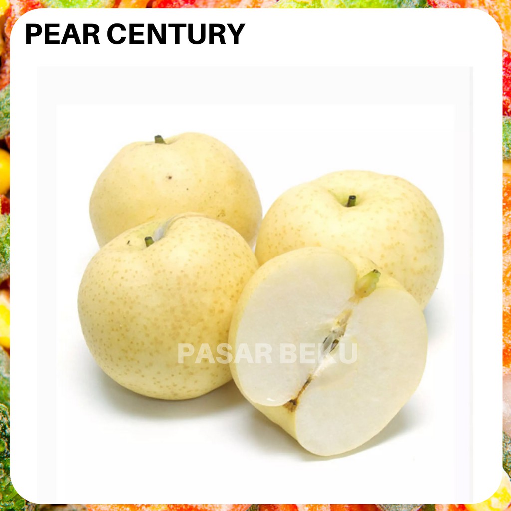 

(Khusus AREA SUMBAR) Buah Pir Pear Century Import 1Kg Buahan Segar Pasar Beku Padang