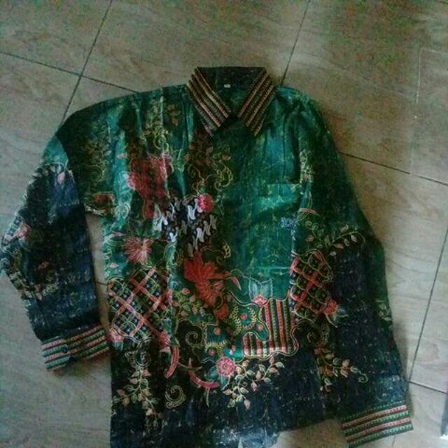 Kemeja Dan Blouse Wanita Batik Nu Bunga Kenanga, Seragam Nu