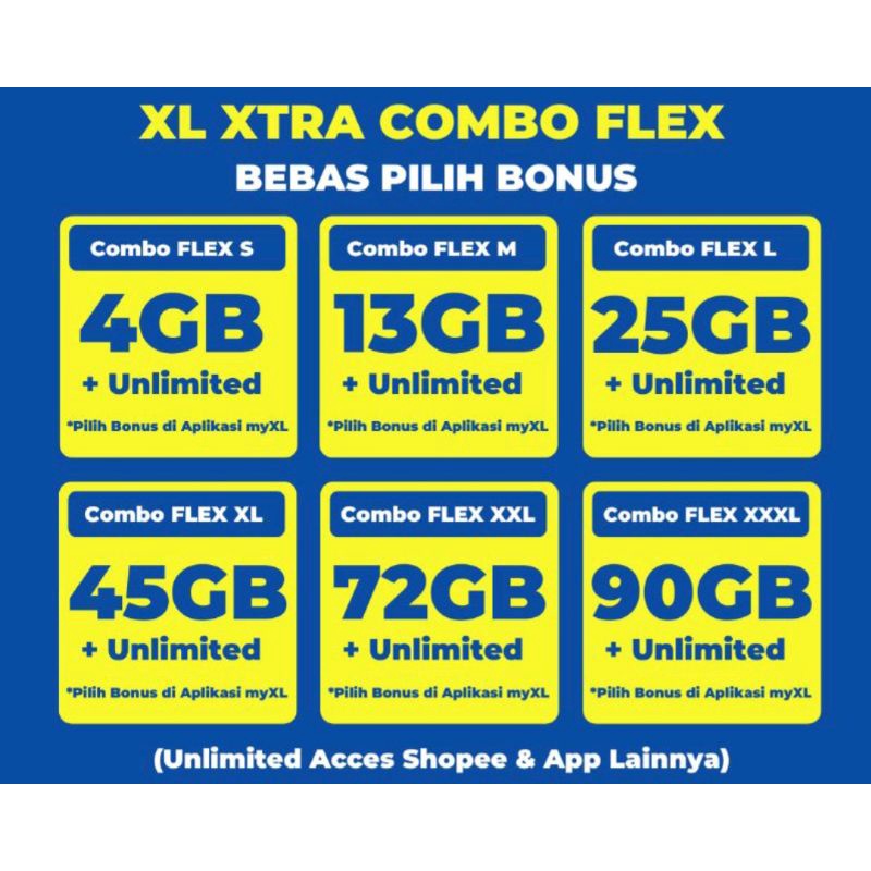 (INJECT PAKET DATA) XL XTRA COMBO FLEX