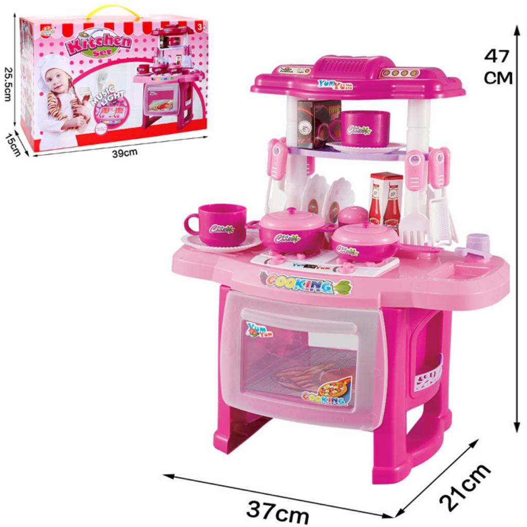 [MS]Mainan Anak Kitchen Set Masak-masak Lengkap Acc 24pcs