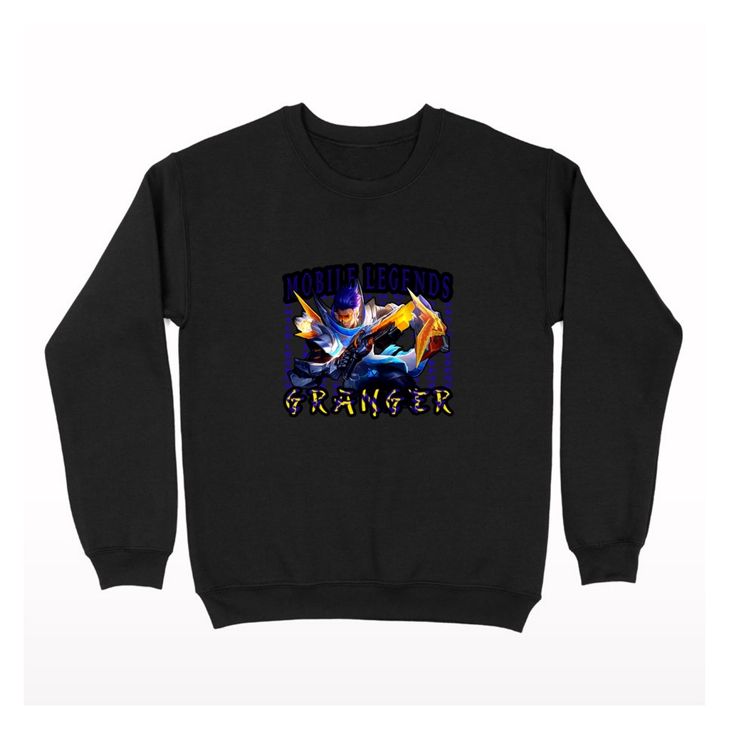 SWEATER CREWNECK ANIME GRANGER MOBILE LEGENDS MANGA CHOU STUN  DYRROTH SILVANNA RUBY LESLEY GUSION P