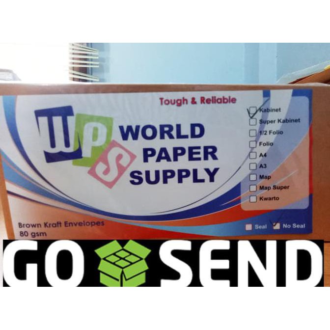 

HOT SALE|BEST SALLER TERMURAH!!! Amplop Coklat Ukuran Cabinet WPS ( 11 x 24 cm )