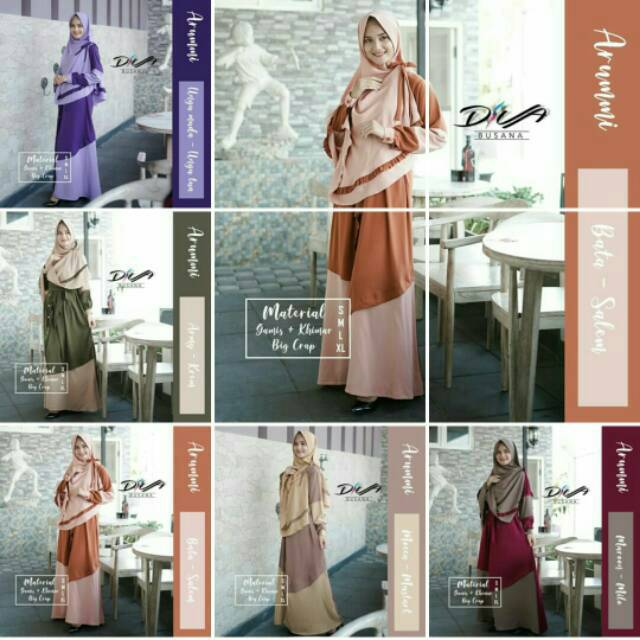 Gamis Arumi Set original by Diva Busana