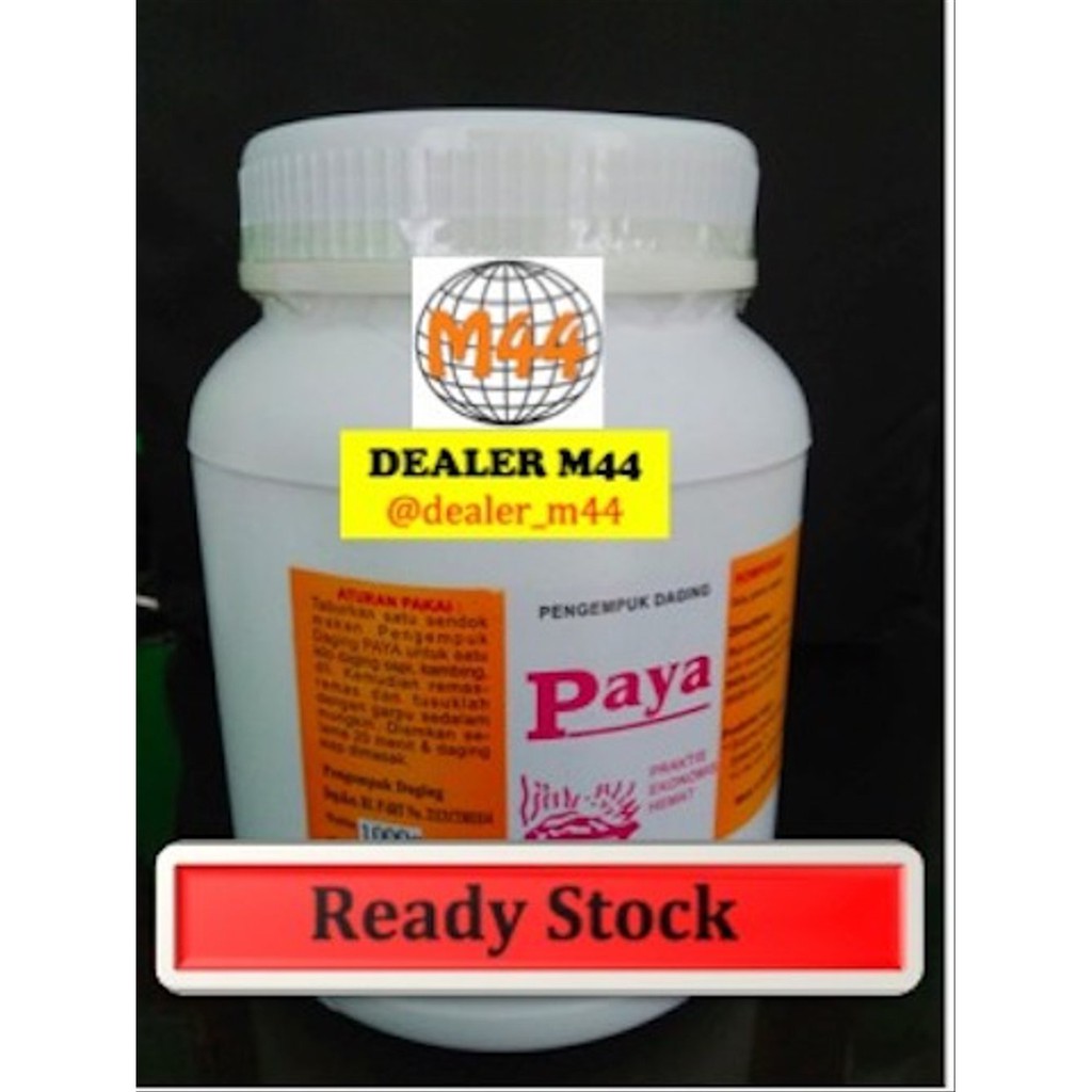 

PAYA Bubuk Pengempuk Daging Meat Tenderizer Powder 1 Kg kemasan 1 botol Limited