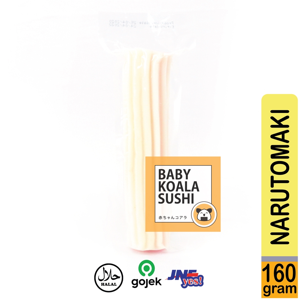 NARUTOMAKI Fish cake 160 g │ Kamaboko Pasta Ikan Import Surimi Topping Ramen