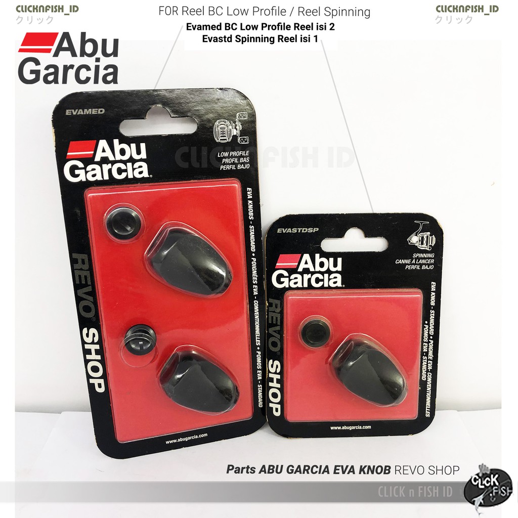 Parts ABU GARCIA EVA KNOB REVO SHOP ORIGINAL For Reel Med BC Casting Low Profile / Std Spinning Spin