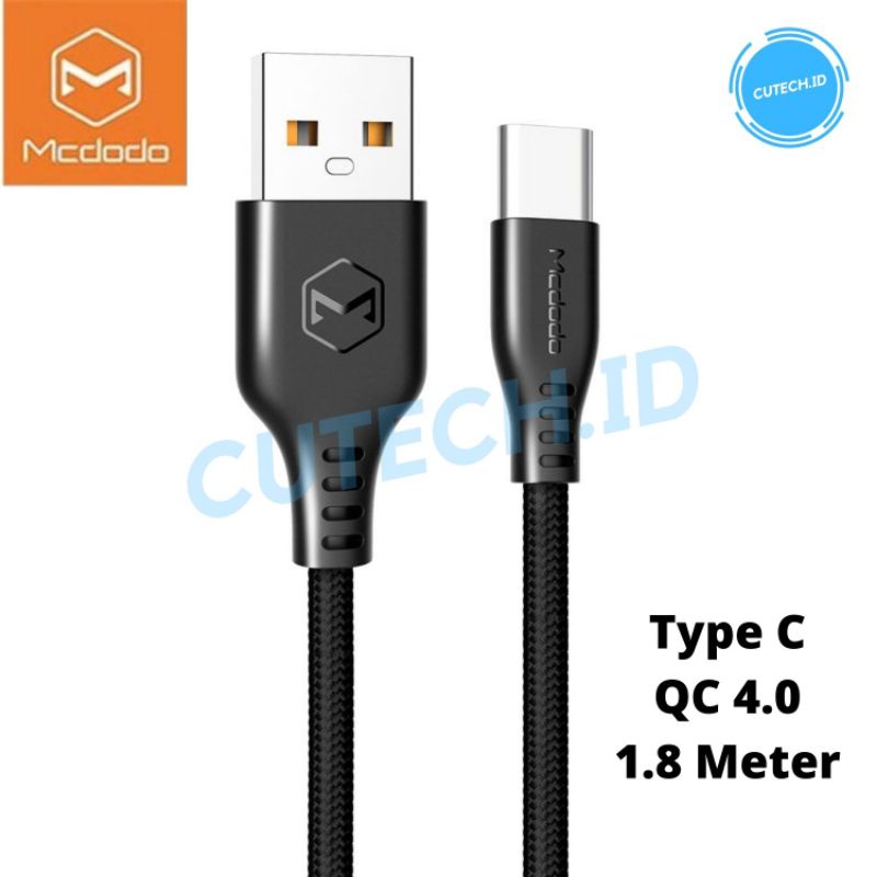 MCDODO KABEL DATA TYPE C FAST CHARGING 3A QUICK CHARGER 4.0 CA-5176/7