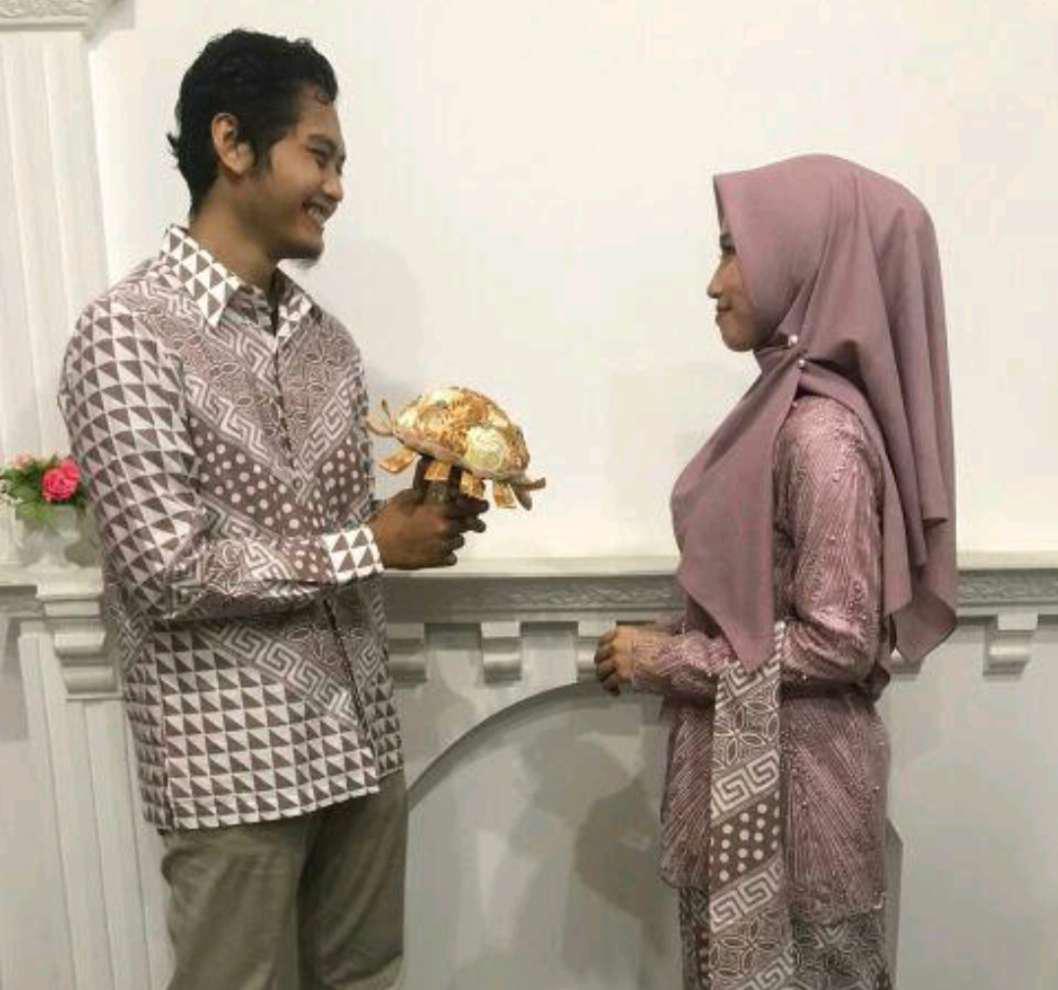 Zola_batik Batik Couple Selendang Brokat Tile Selendang Amora Anandia - Mika Silver Hq//ljf