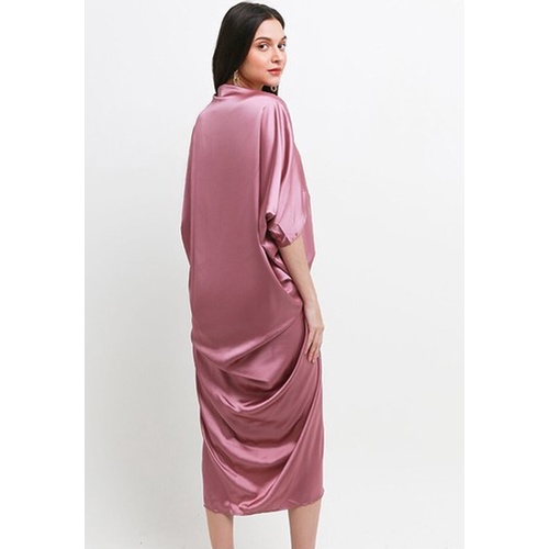 ICONS SILKY SATEEN PENGUIN KAFTAN W/TAL LEBARAN MODERN MEWAH FASHION WANITA MUSLIM TNIC0590BB/0322