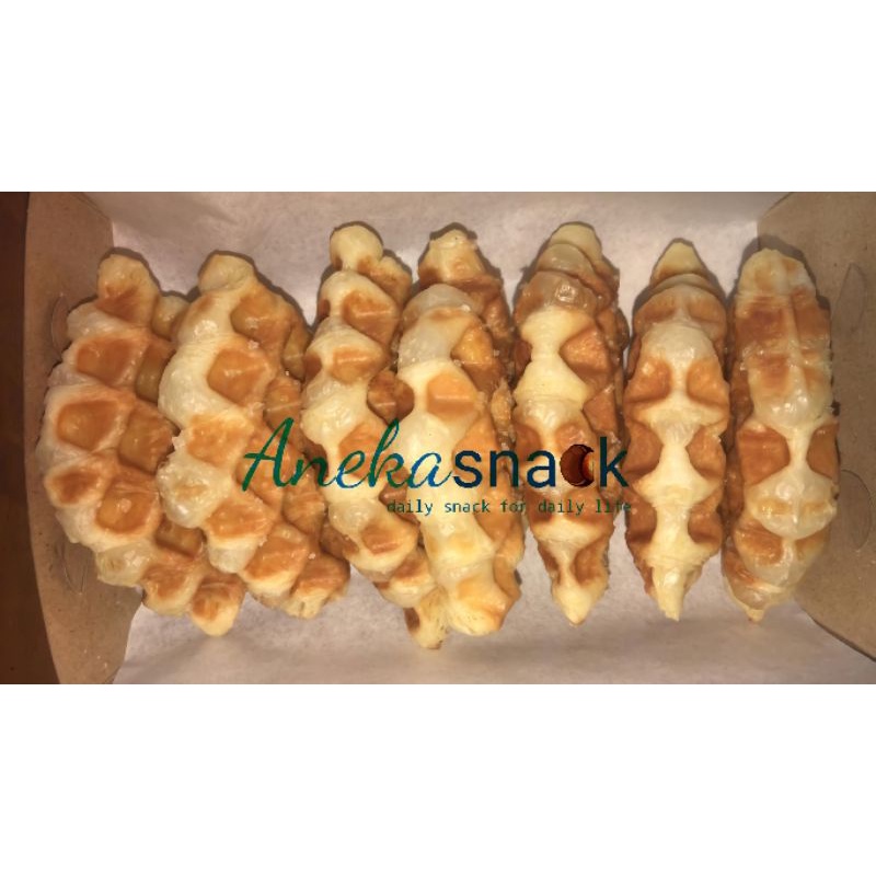 

Croffle Siap Santap isi 7 pcs (Original,Nutella,Cheese,Srikaya,Matcha)