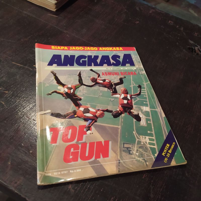 MAJALAH ANGKASA . TOP GUN,. no. 12. Tahun 1993.