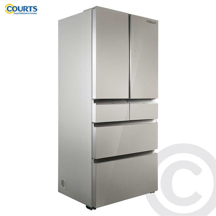 AQUA KULKAS 6 PINTU 617L AQR IG625AM
