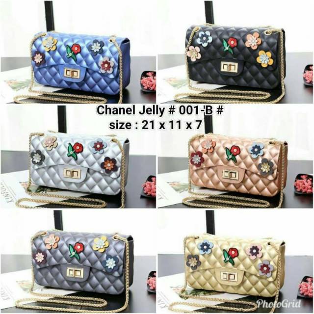 CHANEL CLASSIC JELLY 
With Flowers 
Series ZF-001-B