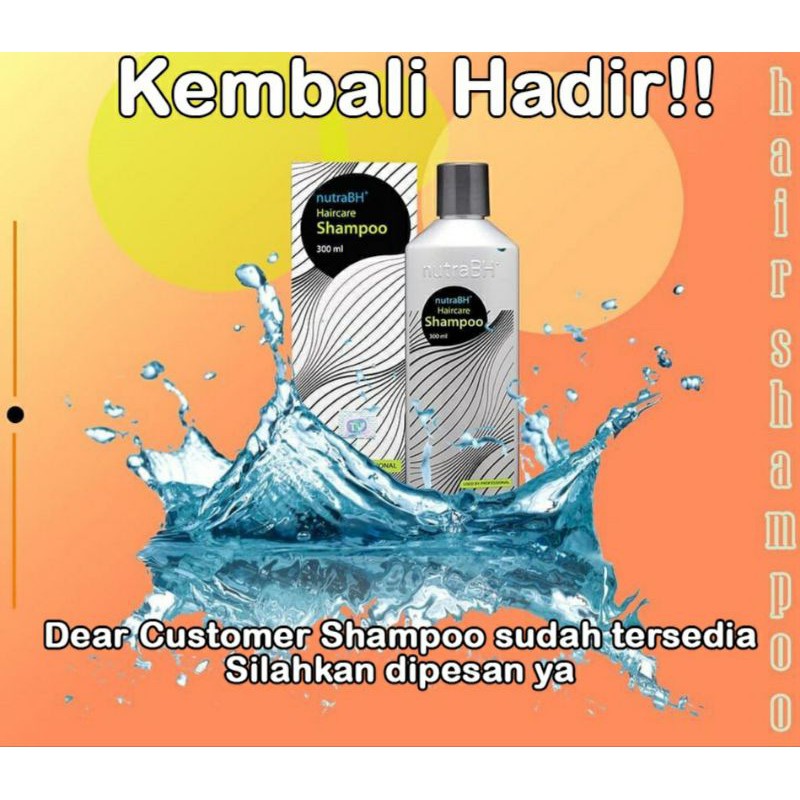 Promo Hair Shampoo Nutra BH+ Made in Taiwan, 300ml perawatan rambut dgn Hair tonic serum Nutra BH+