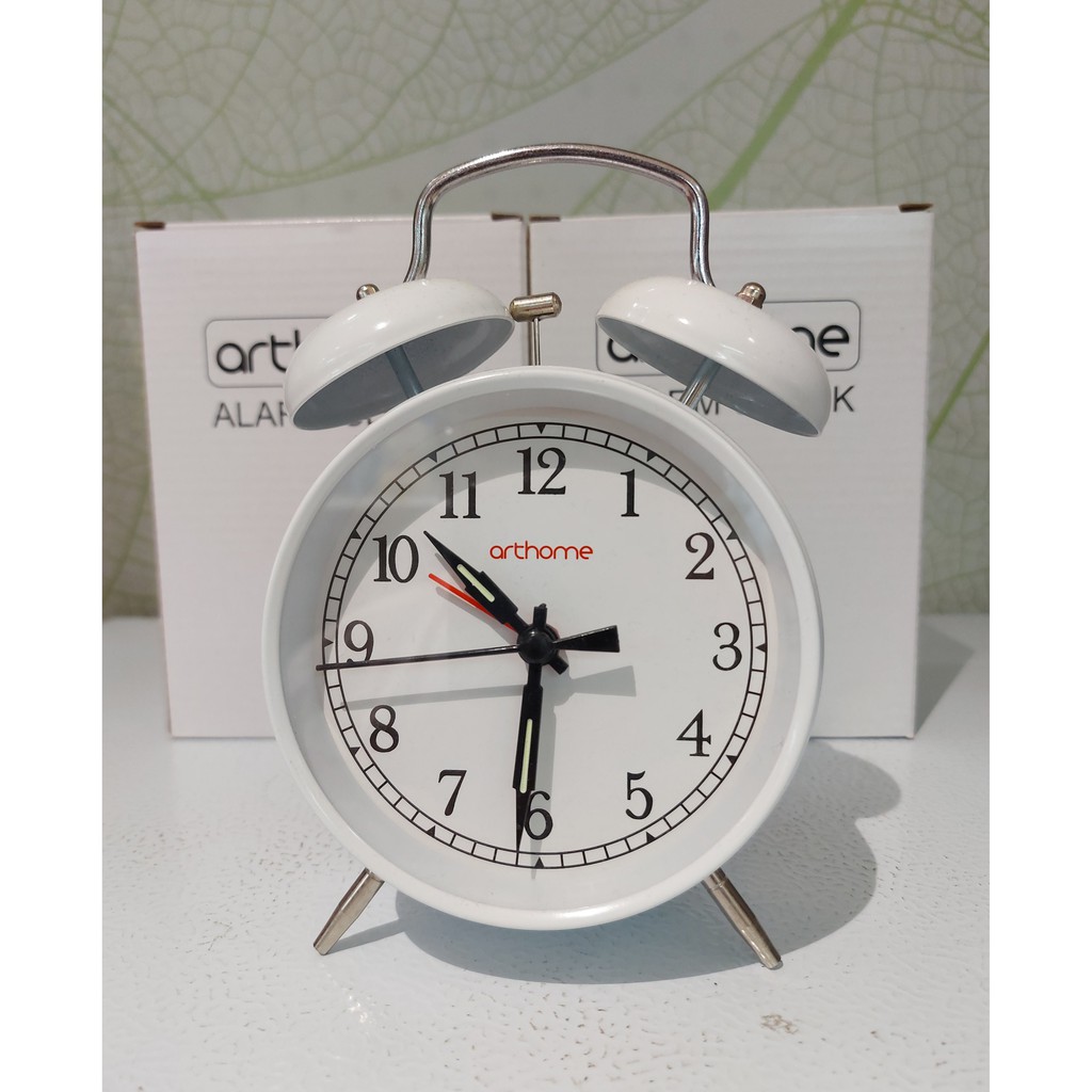 JAM WEKER 11.6 CM / JAM ALARM ARTHOME / CLOCK BELL ALARM