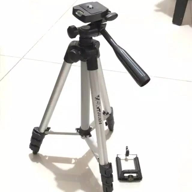 Tripod Hp Kamera 1 Meter + Tripot Mini Holder U / Camera DSLR Digital / Action Camera