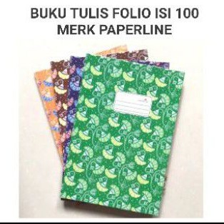 

Buku Tulis Hard Cover Folio Paperline 100 Lembar