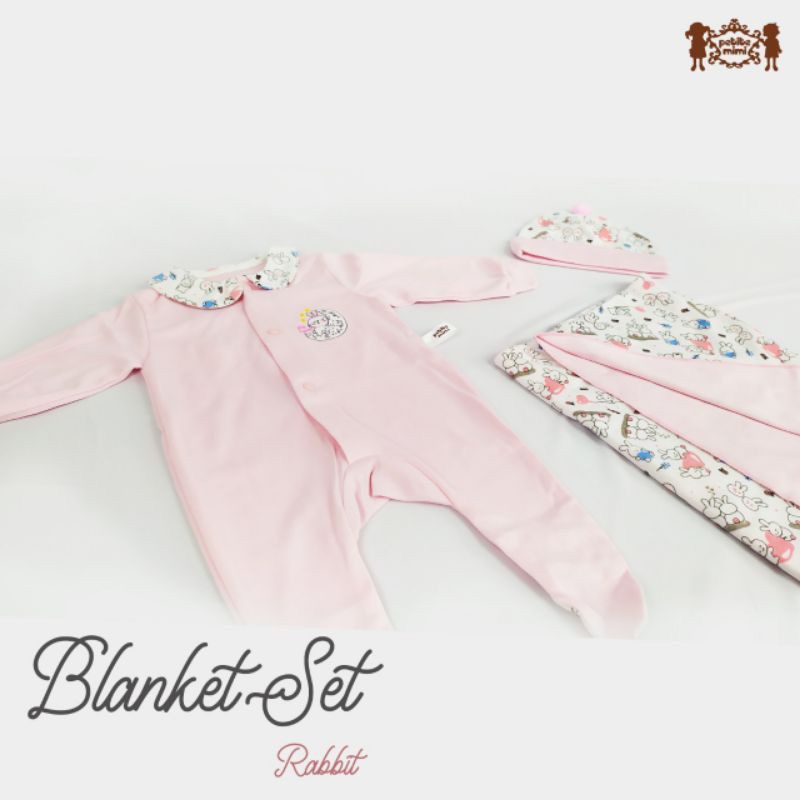 Petite Mimi Blanket 4in1 - Selimut Bayi Set