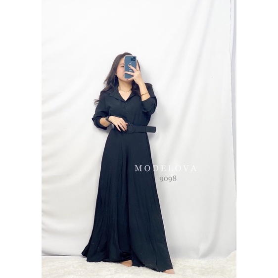 MDLV ~ 9098 EMMELINE JUMPSUIT KOREA TERBARU GAMIS JUMPSUIT FASHION MUSLIM WANITA FASHION IMPORT