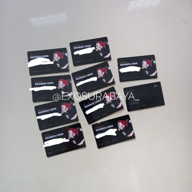 Membercard Rocketman EXO-L Surabaya