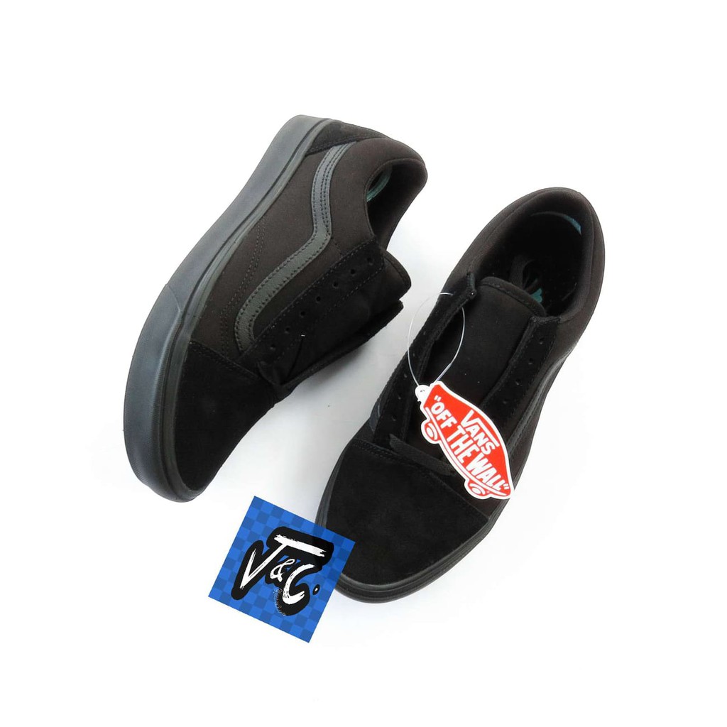 Sepatu Vans Old Skool Oldskool Comfycush Black Murah