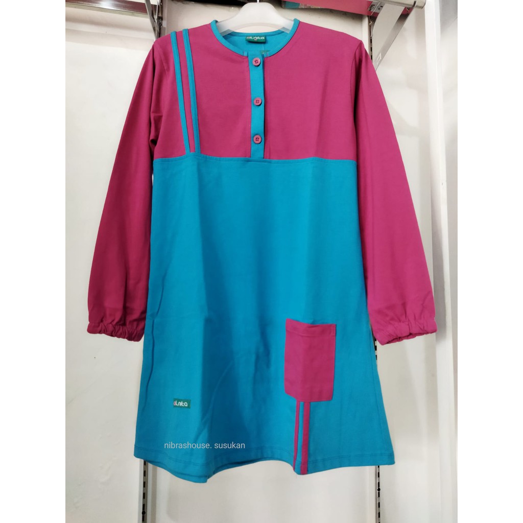 Atasan Alnita Aa 07 Atasan Kaos Nibras Adem Terbaru Original