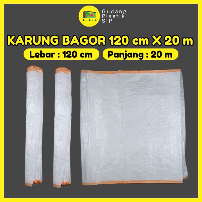 

Ginger- Karung Bagor/ Karung Rol/ ukuran 120 cm x 20 meter