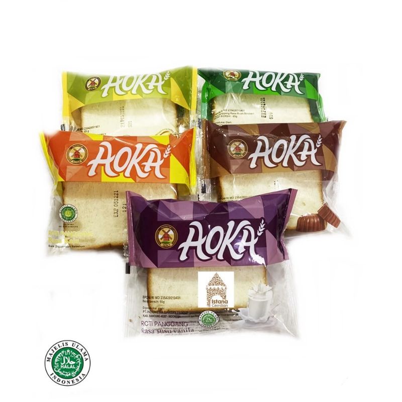 ROTI AOKA BERBAGAI RASA | ROTI LAPIS ROTI TAWAR ISI