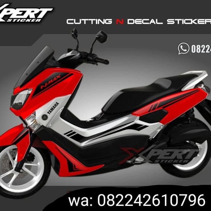 10+ Ide Cutting Sticker Motor Nmax Merah