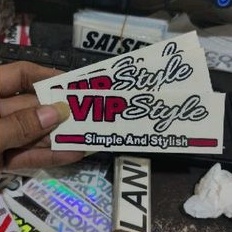 stiker VIP Style stiker motor mobil