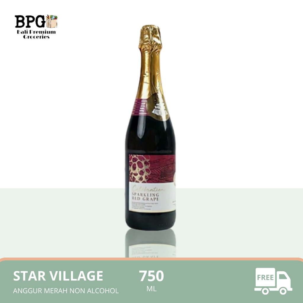 

STAR VILLAGE Sparkling Red Grape 750 ML (Jus Anggur)
