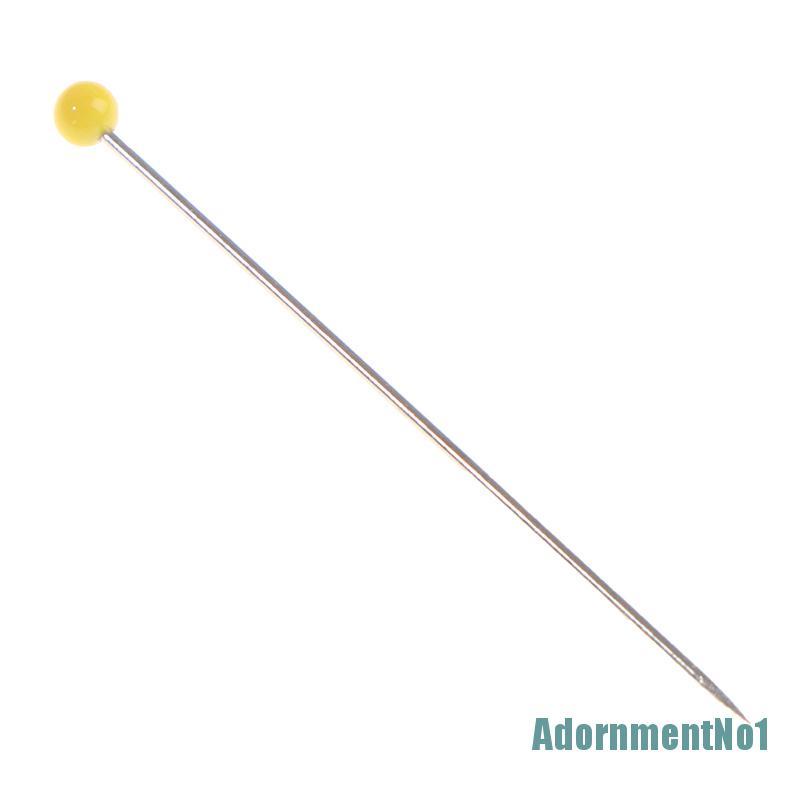 [AdornmentNo1]Sewing Pins 38mm Glass Ball Head Push Quilting Pins for Jewelry DIY Sewing Tool