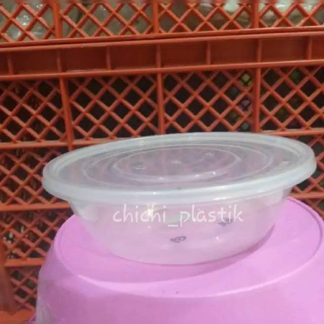 Thinwall food container 650ml / Kotak Makan Bening / Mangkok plastik / Mangkok Bening