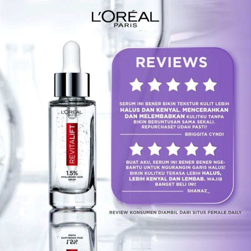 L'OREAL REVITALIFT HYALURONIC ACID SERUM 30ml