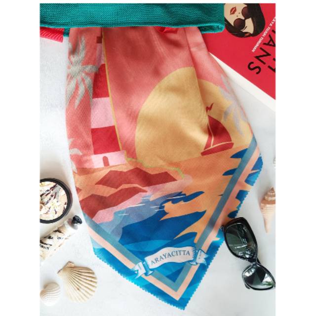 jilbab segiempat Senja scarf