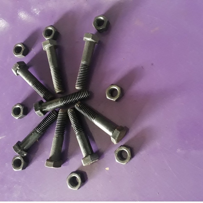 BAUT+MUR BAJA 3/8 X 5 / GRADE 8.8 UNC / INCLUDE MUR / KUNCI 14