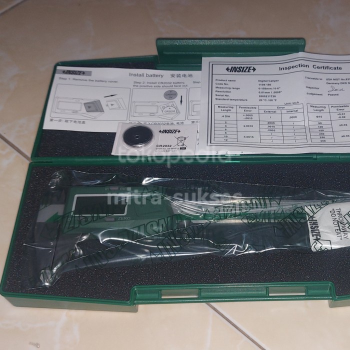 

Insize Jangka Sorong Digital /Sigmat Digital/Digital Caliper 1108-150